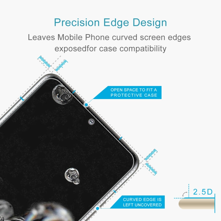 For Galaxy S20 Ultra 0.26mm 9H 2.5D Explosion-proof Non-full Screen Tempered Glass Film