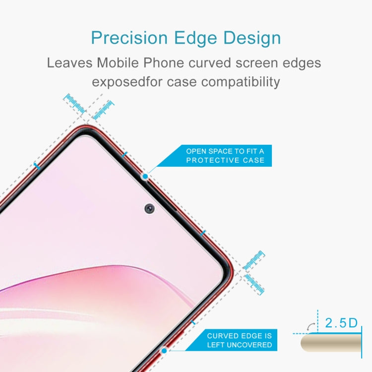 For Galaxy Note 10 Lite 0.26mm 9H 2.5D Explosion-proof Non-full Screen Tempered Glass Film