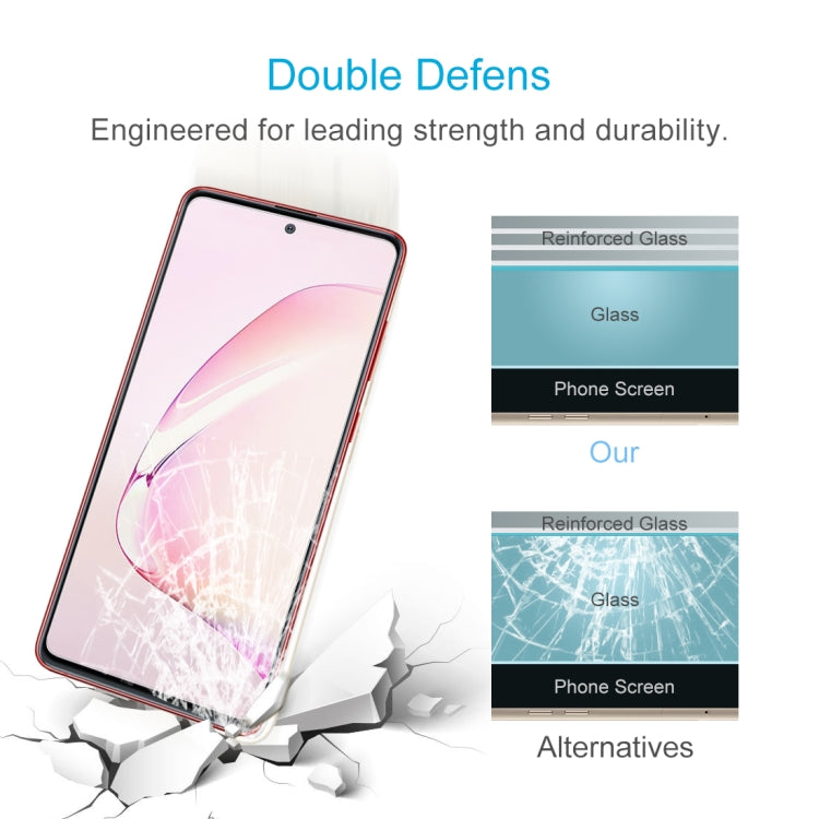 For Galaxy Note 10 Lite 0.26mm 9H 2.5D Explosion-proof Non-full Screen Tempered Glass Film