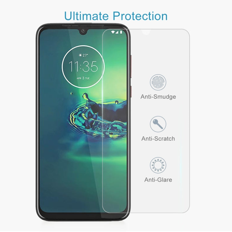 For Motorola Moto G8 Plus 0.26mm 9H 2.5D Explosion-proof Non-full Screen Tempered Glass Film