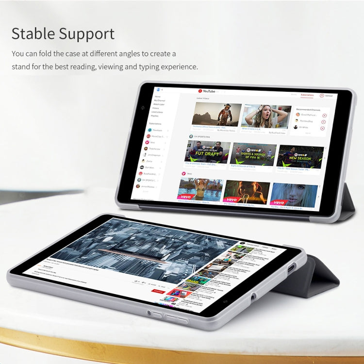 Teclast 3-Fold Holder Folio Leather Tablet Case For Teclast P85 (WMC0807) (Grey)