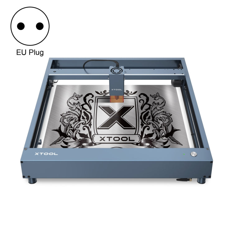 XTOOL D1 Pro-10W High Accuracy DIY Laser Engraving & Cutting Machine, Plug Type:EU Plug