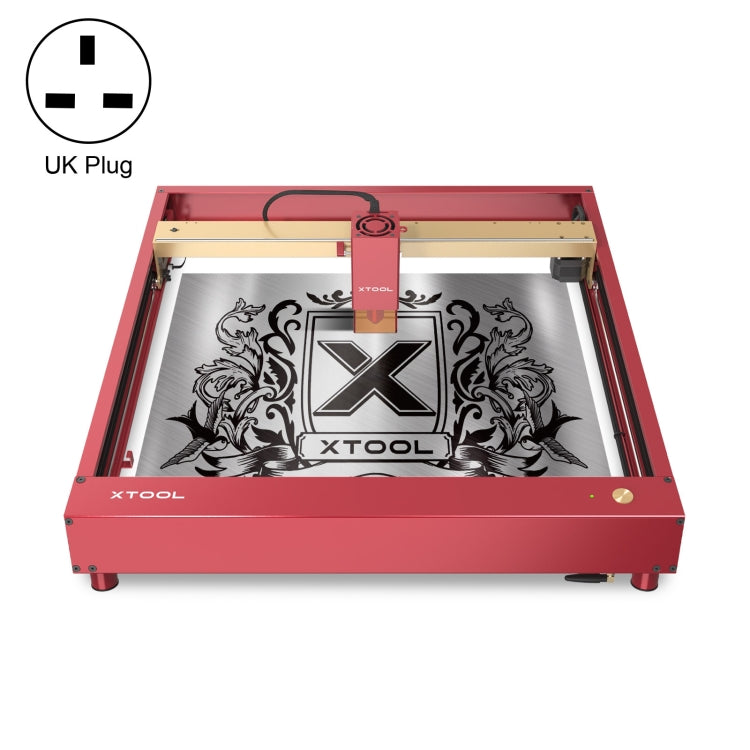 XTOOL D1 Pro-10W High Accuracy DIY Laser Engraving & Cutting Machine, Plug Type:UK Plug