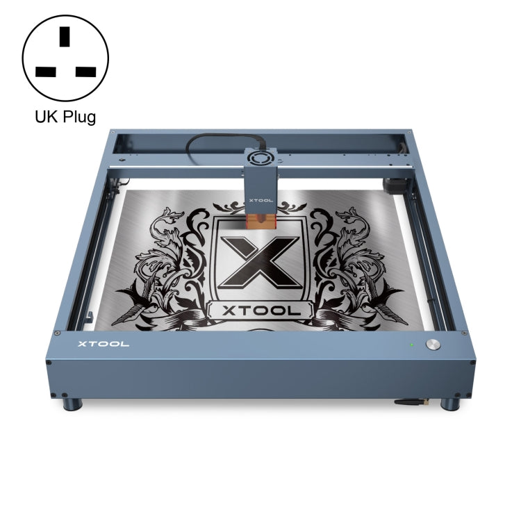XTOOL D1 Pro-10W High Accuracy DIY Laser Engraving & Cutting Machine, Plug Type:UK Plug