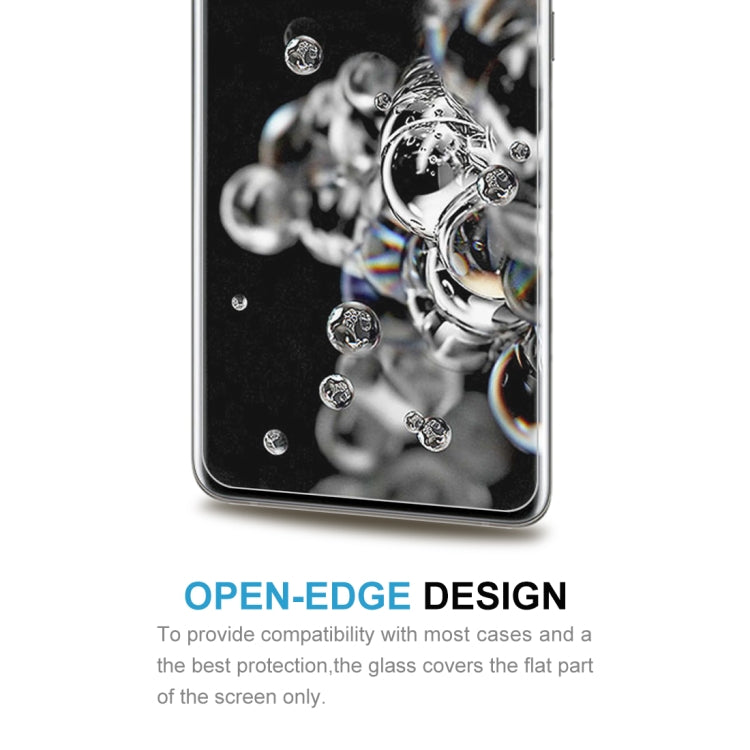 For Galaxy S20 Ultra 10pcs 0.26mm 9H 2.5D Explosion-proof Non-full Screen Tempered Glass Film