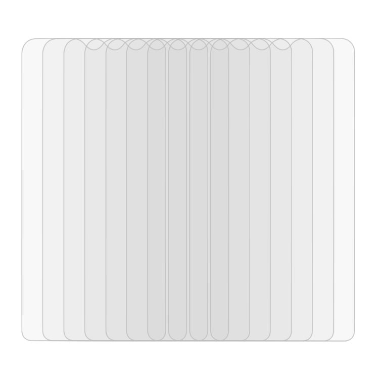 For Galaxy A01 10 PCS 0.26mm 9H 2.5D Explosion-proof Non-full Screen Tempered Glass Film