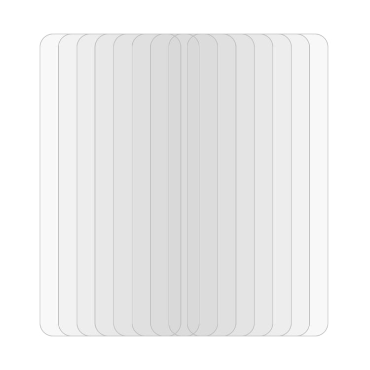 For Motorola One Hyper 10 PCS 0.26mm 9H 2.5D Explosion-proof Non-full Screen Tempered Glass Film