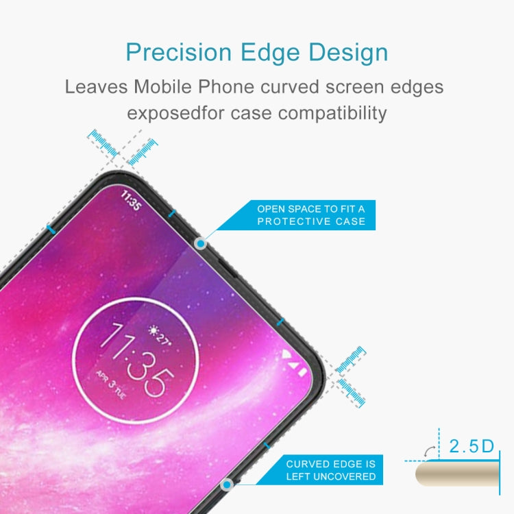 For Motorola One Hyper 10 PCS 0.26mm 9H 2.5D Explosion-proof Non-full Screen Tempered Glass Film