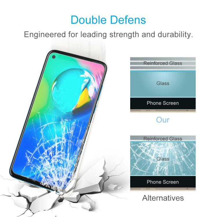 For Motorola Moto G8 Power 10 PCS 0.26mm 9H 2.5D Explosion-proof Non-full Screen Tempered Glass Film