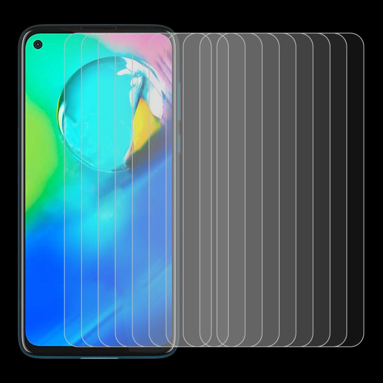 For Motorola Moto G8 Power 10 PCS 0.26mm 9H 2.5D Explosion-proof Non-full Screen Tempered Glass Film