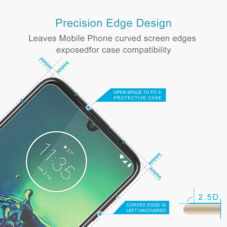For Motorola Moto G8 Plus 10 PCS 0.26mm 9H 2.5D Explosion-proof Non-full Screen Tempered Glass Film
