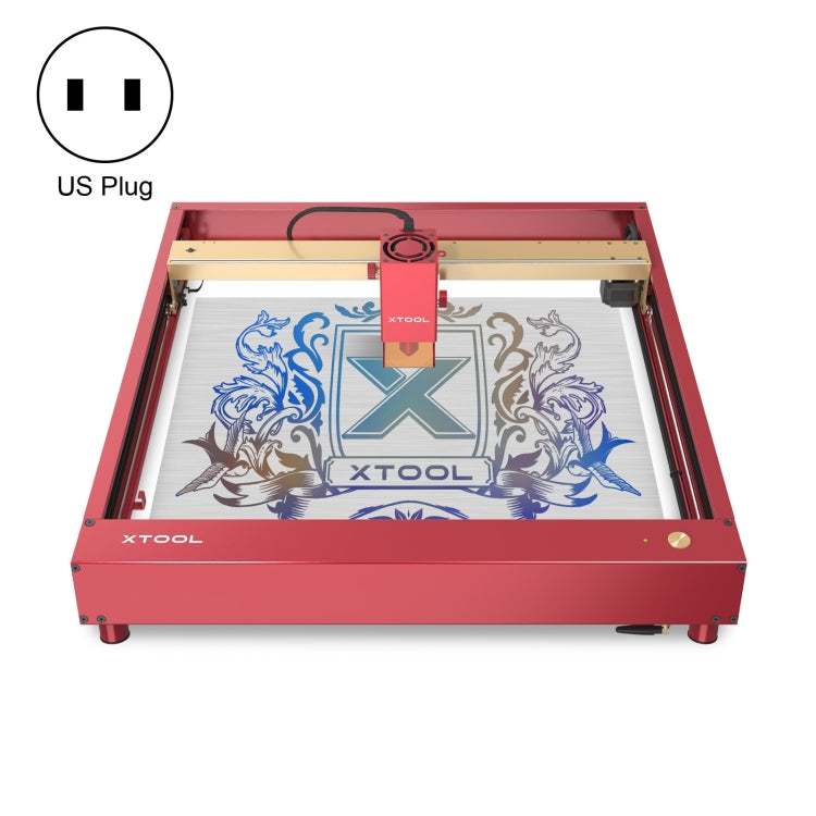 XTOOL D1 Pro-20W High Accuracy DIY Laser Engraving & Cutting Machine, Plug Type:US Plug