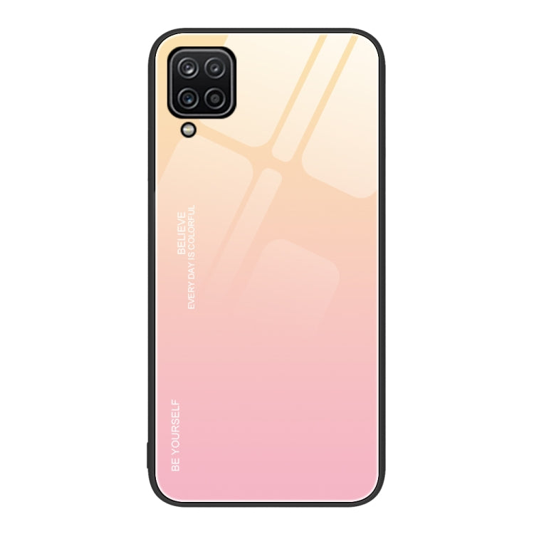 For Samsung Galaxy A12 5G Gradient Color Glass Case