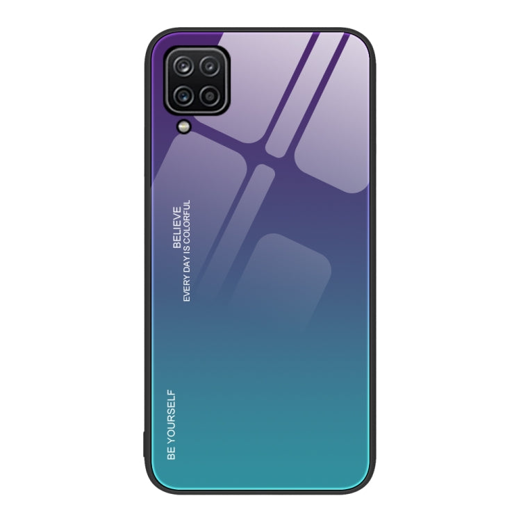 For Samsung Galaxy A12 5G Gradient Color Glass Case