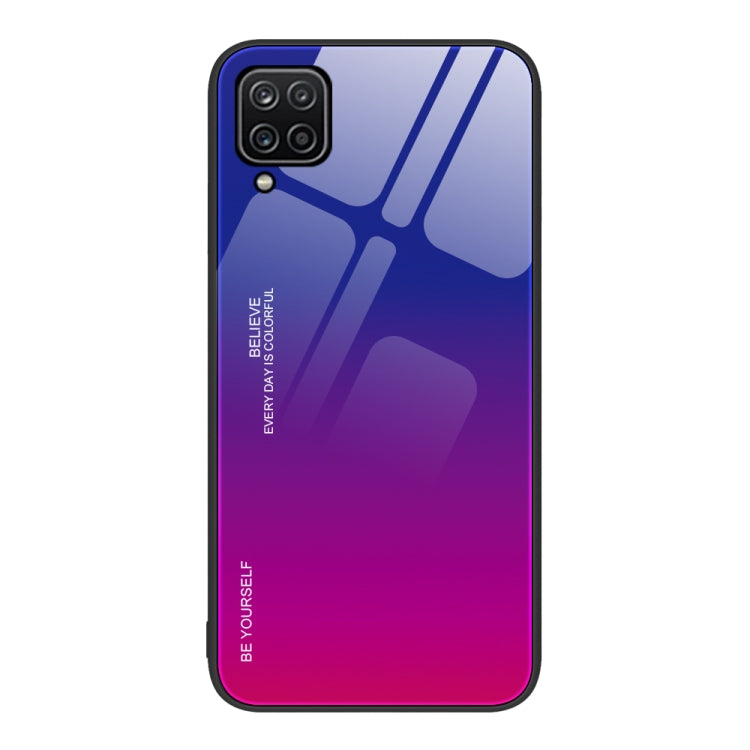 For Samsung Galaxy A12 5G Gradient Color Glass Case