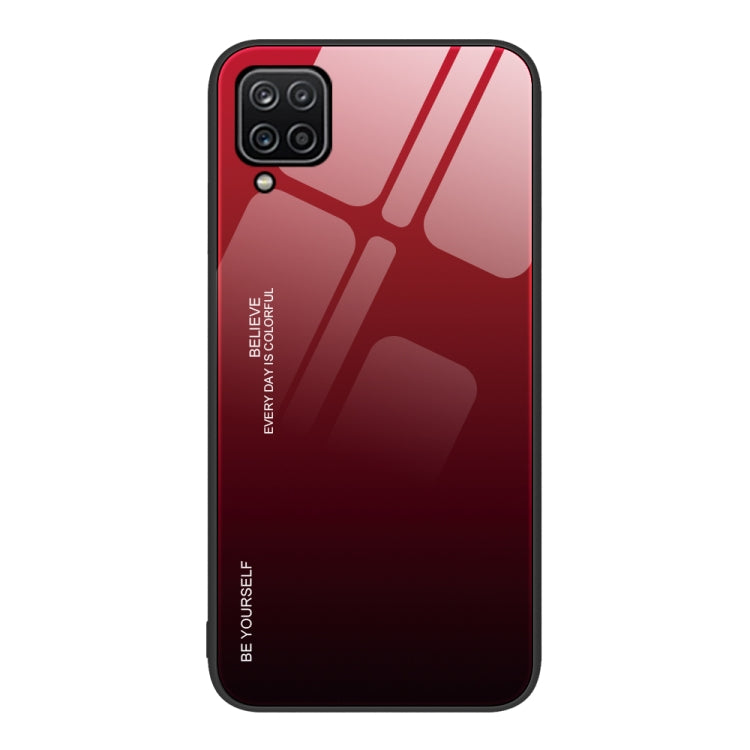 For Samsung Galaxy A12 5G Gradient Color Glass Case