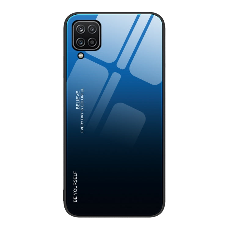 For Samsung Galaxy A12 5G Gradient Color Glass Case