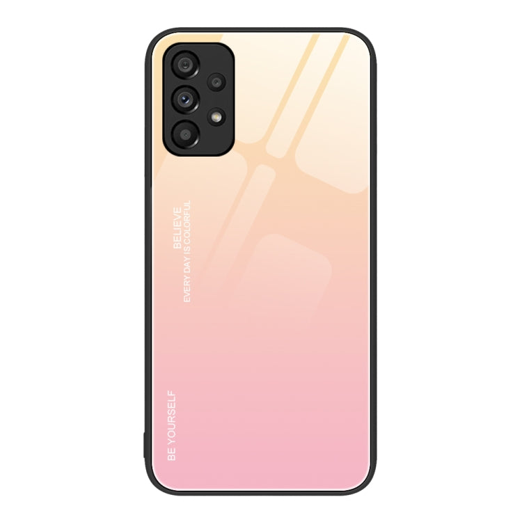 For Samsung Galaxy A53 5G Gradient Color Glass Case