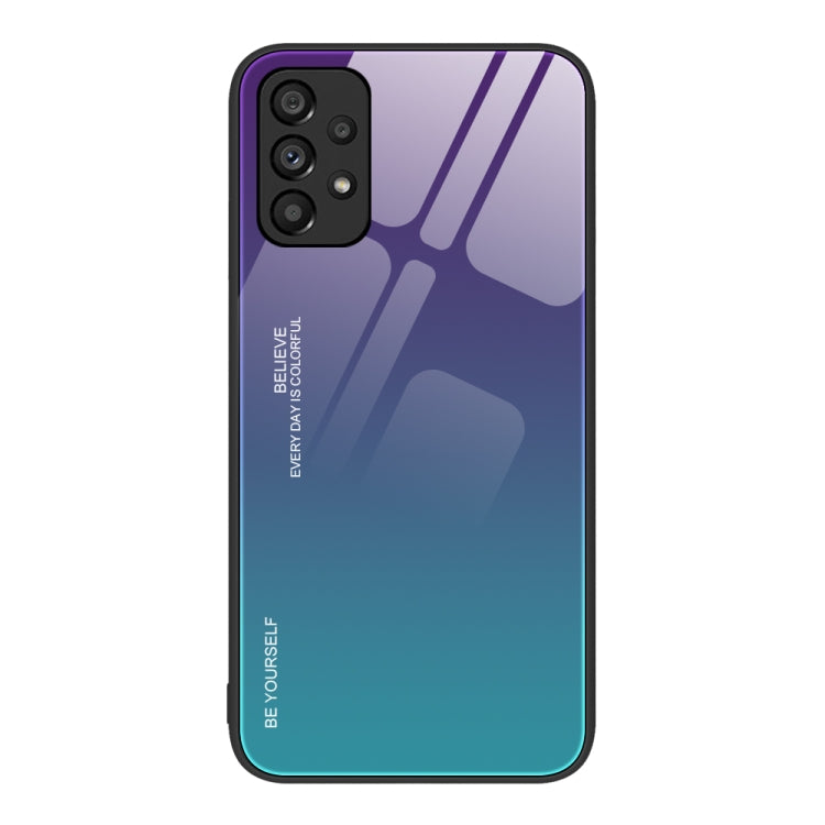 For Samsung Galaxy A53 5G Gradient Color Glass Case