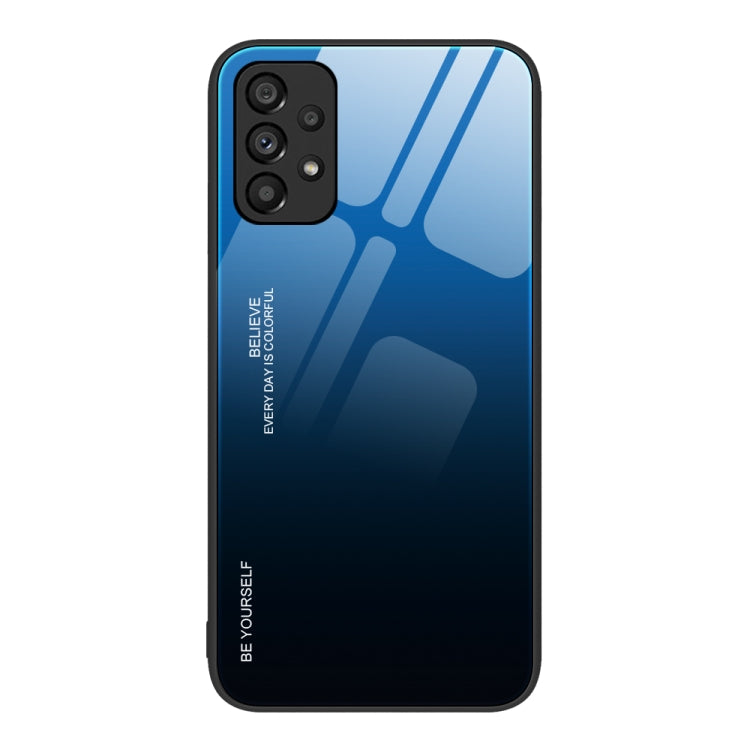 For Samsung Galaxy A53 5G Gradient Color Glass Case