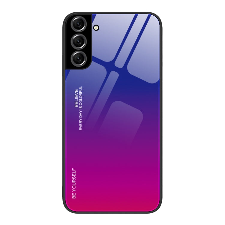 For Samsung Galaxy S22+ 5G Gradient Color Glass Case