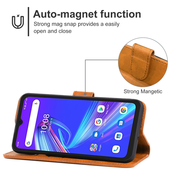 For UMIDIGI BISON X10G NFC Leather Phone Case