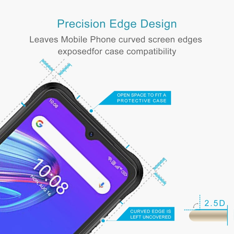 10 PCS 0.26mm 9H 2.5D Tempered Glass Film For UMIDIGI BISON X10G NFC