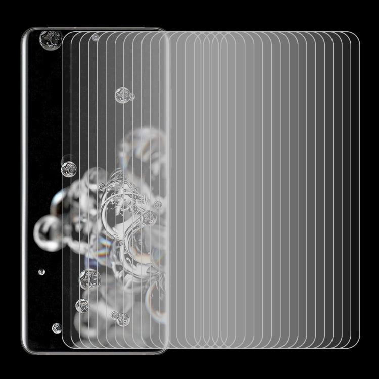 For Galaxy S20 Ultra 50pcs 0.26mm 9H 2.5D Explosion-proof Non-full Screen Tempered Glass Film