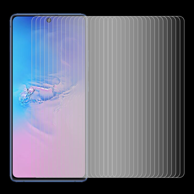 For Galaxy S10 Lite 50 PCS 0.26mm 9H 2.5D Explosion-proof Non-full Screen Tempered Glass Film