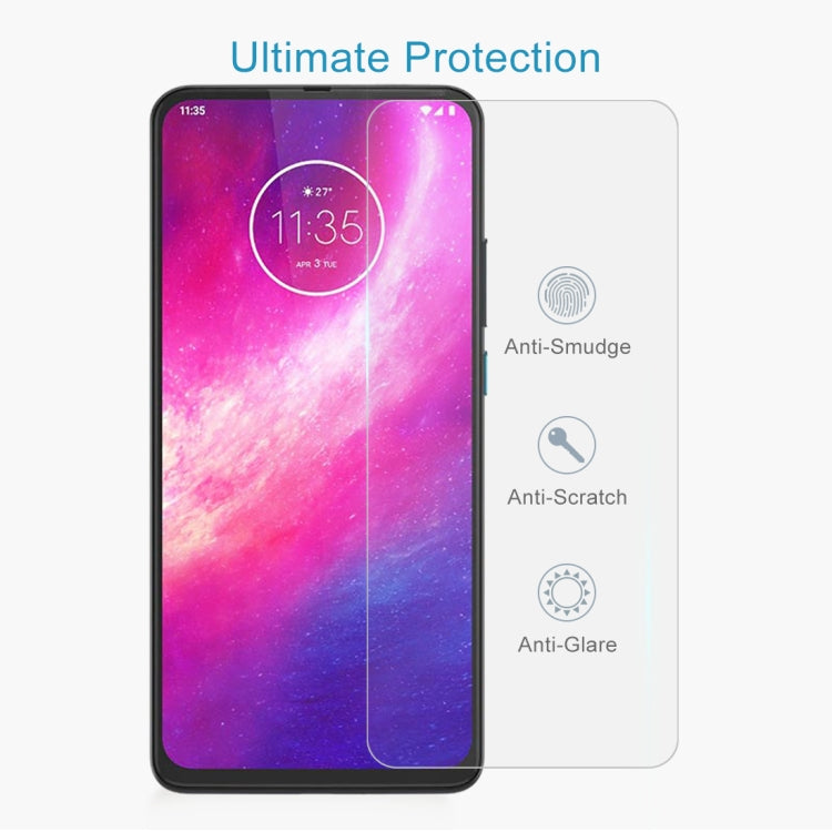 For Motorola One Hyper 50 PCS 0.26mm 9H 2.5D Explosion-proof Non-full Screen Tempered Glass Film