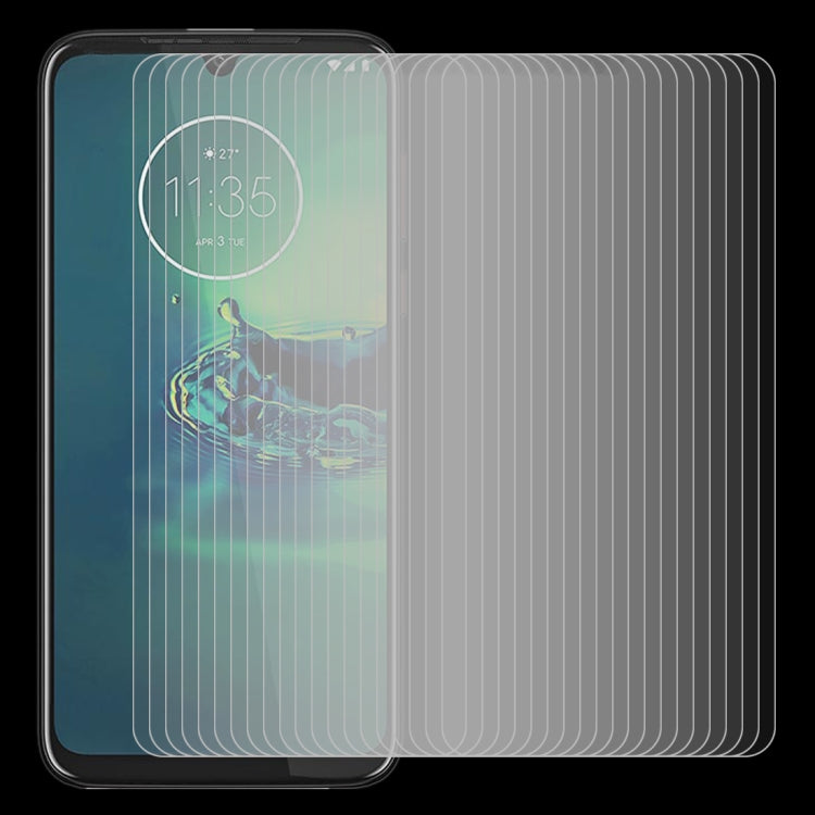 For Motorola Moto G8 Plus 50 PCS 0.26mm 9H 2.5D Explosion-proof Non-full Screen Tempered Glass Film