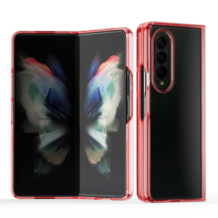 For Samsung Galaxy Z Fold4 Acrylic + TPU Transparent Protective Phone Case