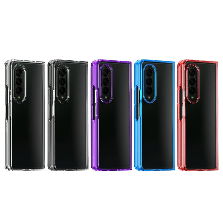 For Samsung Galaxy Z Fold4 Acrylic + TPU Transparent Protective Phone Case