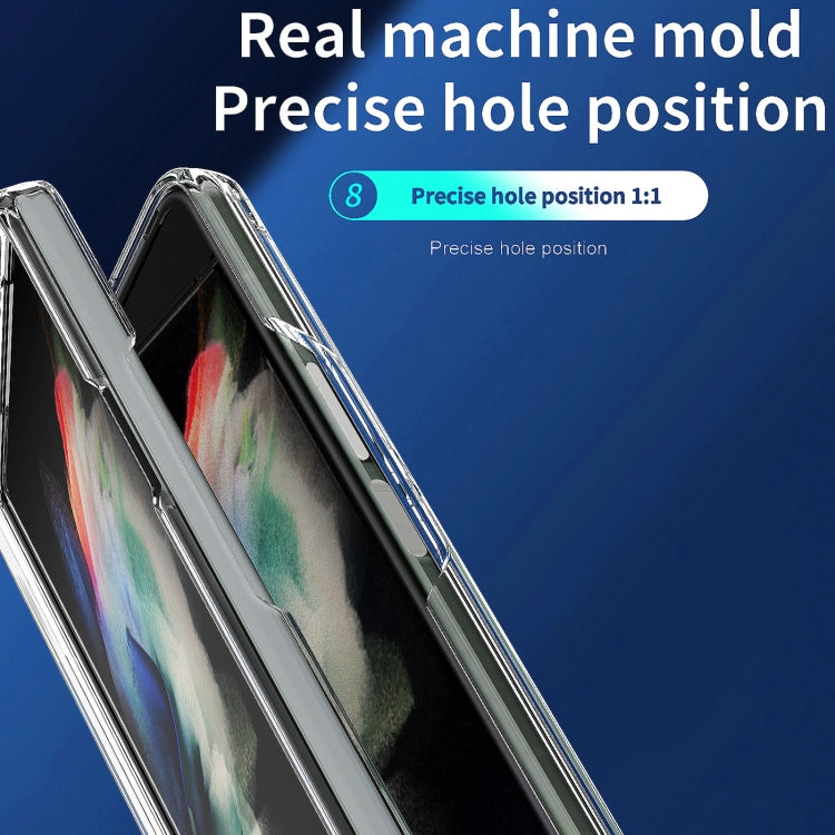 For Samsung Galaxy Z Fold4 Acrylic + TPU Transparent Protective Phone Case