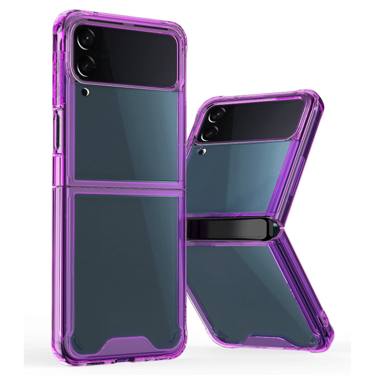 For Samsung Galaxy Z Flip4 Acrylic + TPU Transparent Protective Phone Case
