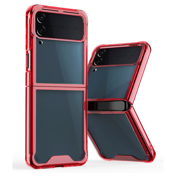 For Samsung Galaxy Z Flip4 Acrylic + TPU Transparent Protective Phone Case