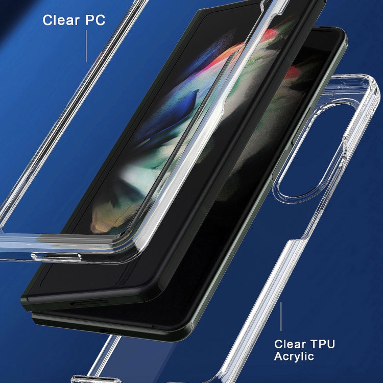 For Samsung Galaxy Z Fold3 5G Acrylic + TPU Transparent Protective Phone Case