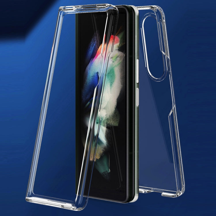 For Samsung Galaxy Z Fold3 5G Acrylic + TPU Transparent Protective Phone Case