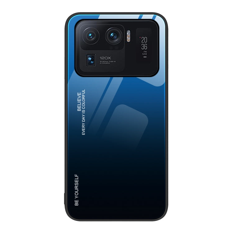 For Xiaomi Mi 11 Ultra Gradient Color Glass Case