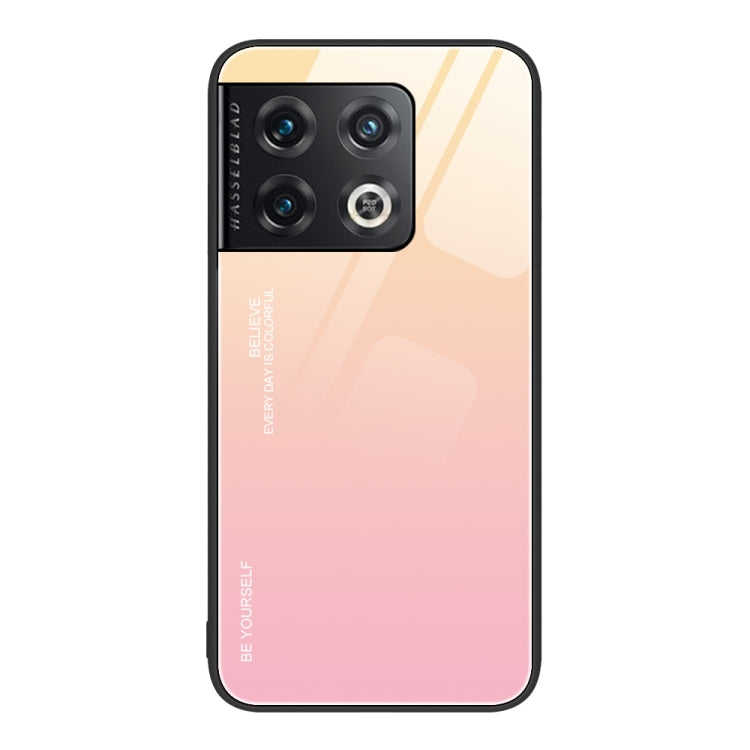For OnePlus 10 Pro Gradient Color Glass Case