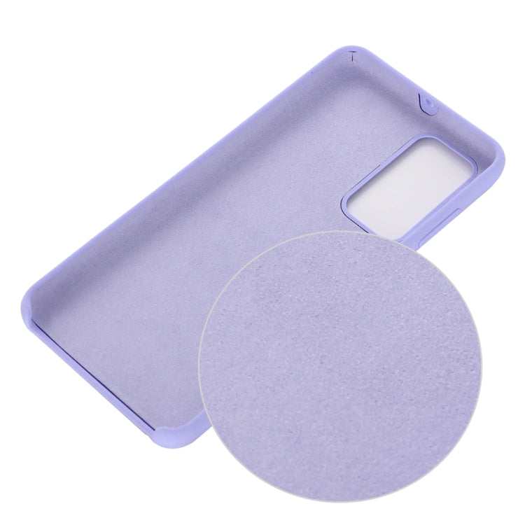 For Huawei P40 Pro Solid Color Liquid Silicone Shockproof Coverage Protective Case