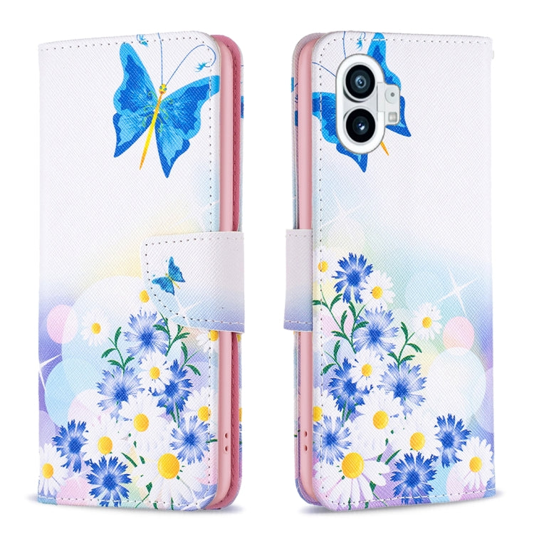 For Nothing Phone 1 Colored Drawing Pattern Leather Phone Case