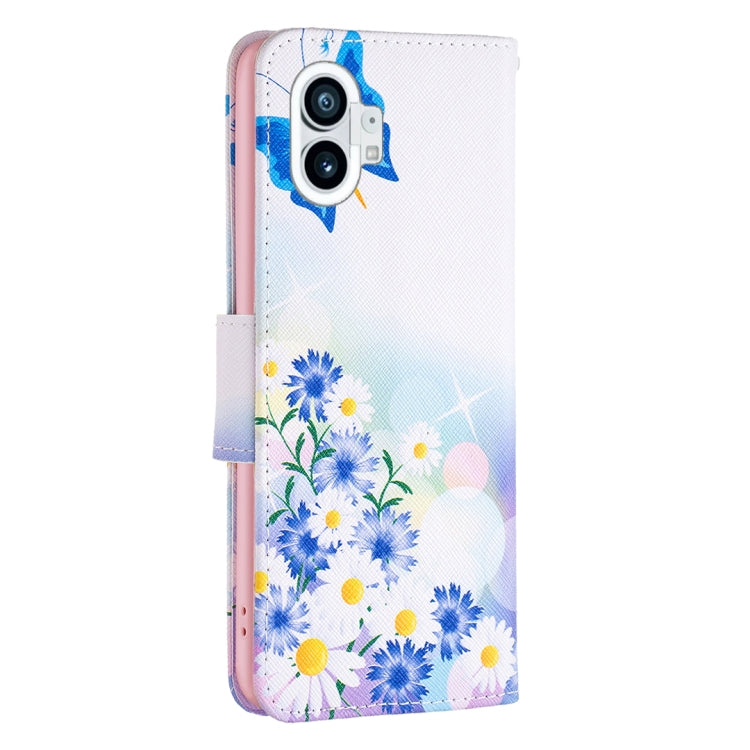 For Nothing Phone 1 Colored Drawing Pattern Leather Phone Case
