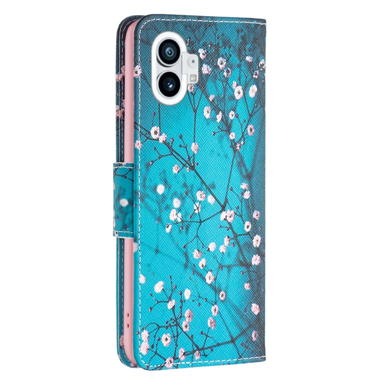 For Nothing Phone 1 Colored Drawing Pattern Leather Phone Case