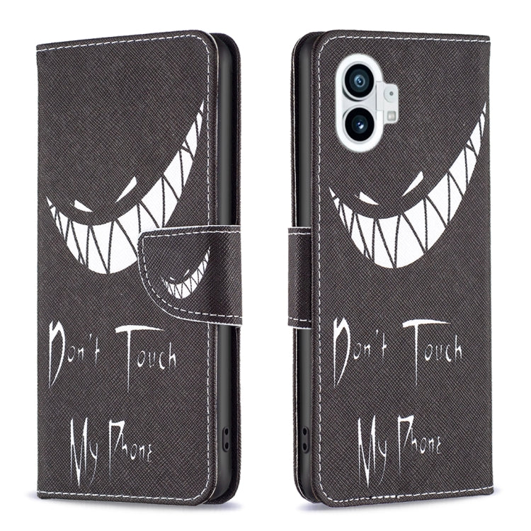 For Nothing Phone 1 Colored Drawing Pattern Leather Phone Case