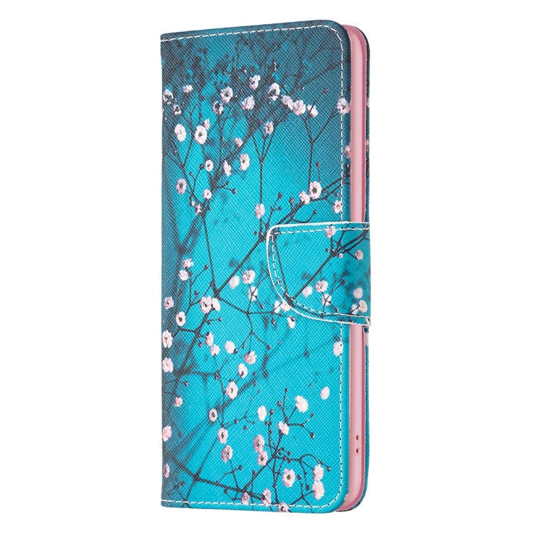 For Realme C30 Colored Drawing Pattern Leather Phone Case