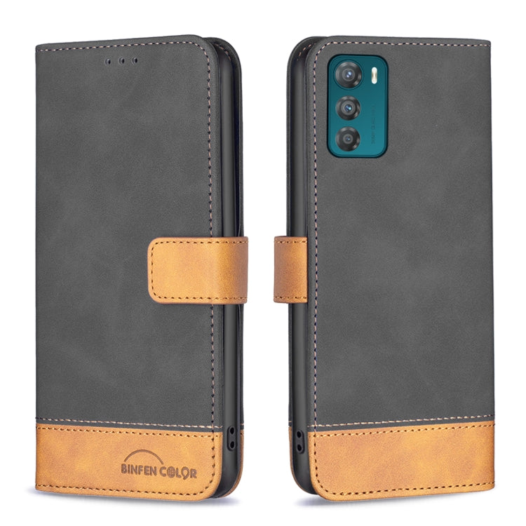 For Motorola Moto G42 4G BF11 Color Matching Skin Feel Leather Phone Case