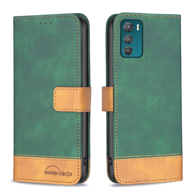 For Motorola Moto G42 4G BF11 Color Matching Skin Feel Leather Phone Case