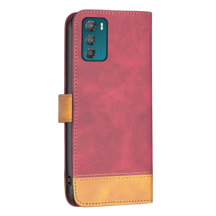 For Motorola Moto G42 4G BF11 Color Matching Skin Feel Leather Phone Case