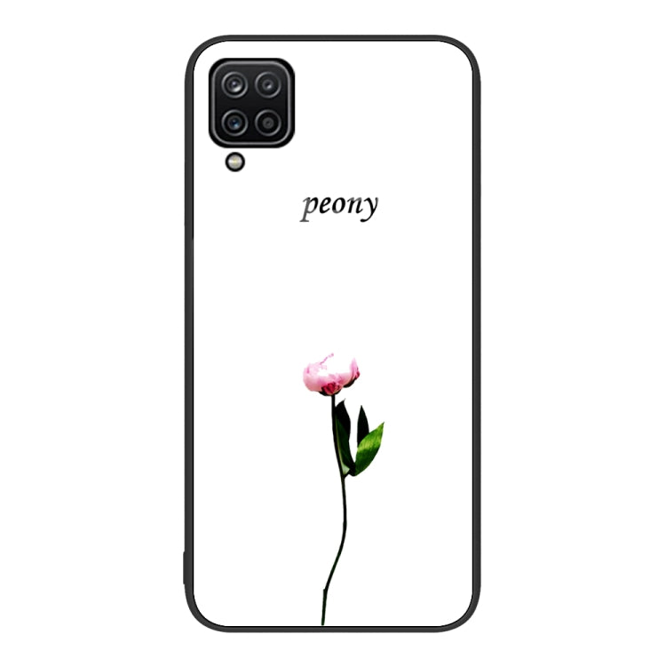 For Samsung Galaxy A12 Colorful Painted Glass Phone Case